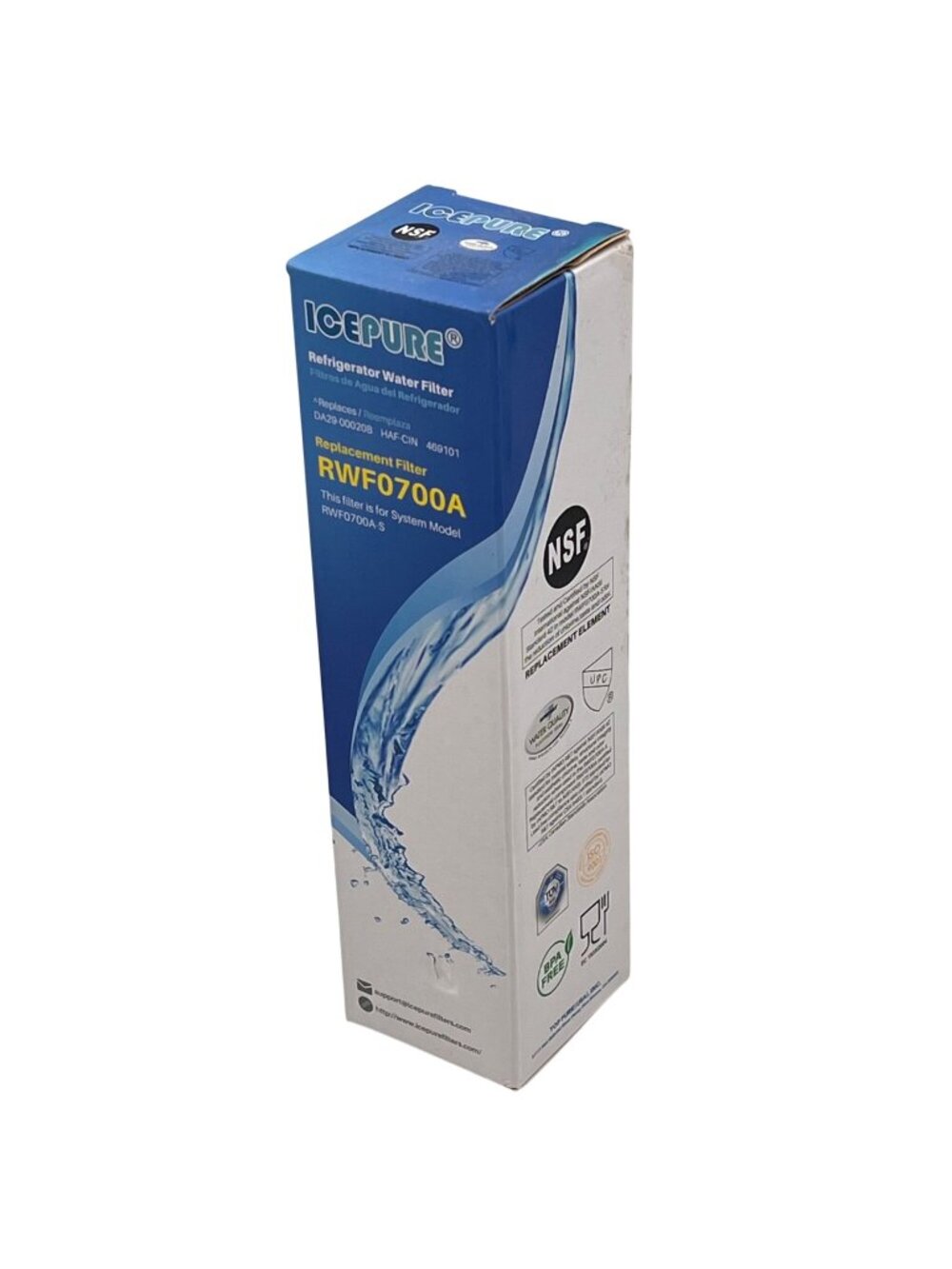 Icepure RWF0700A Refrigerator Water Filter Compatible With Samsung & Kenmore